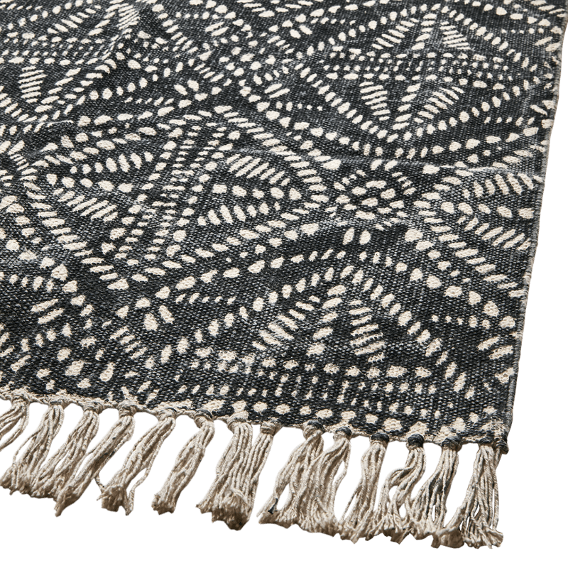 FERNANDO Teppe 140cm Svart