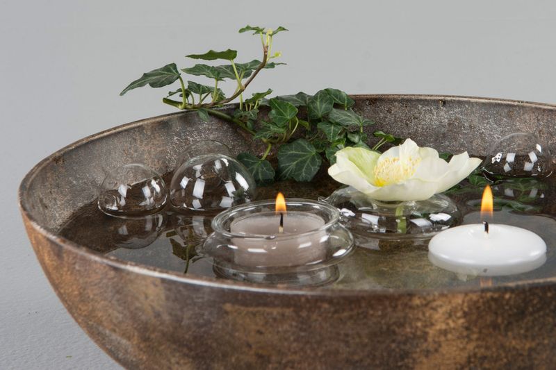 Blomsterholder flytende Glass