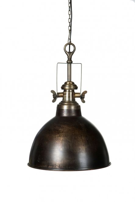 Hovedbilde Taklampe Baron Antikk Brun