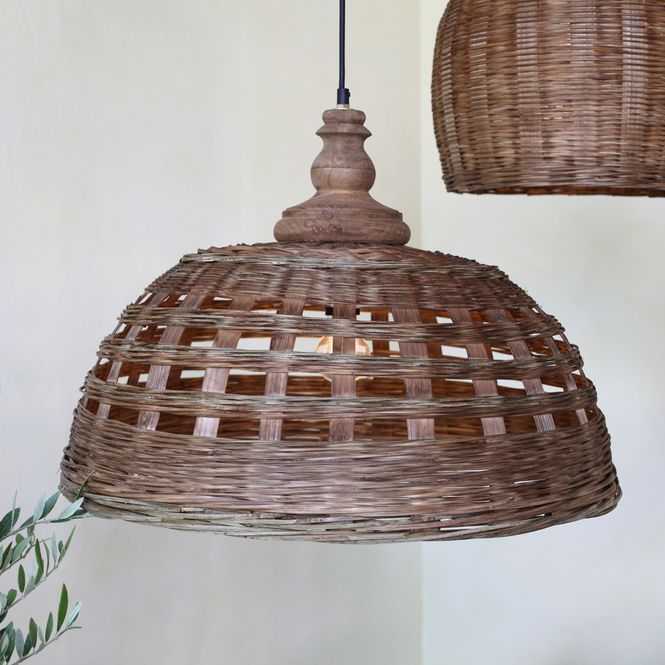 Hovedbilde Lampe i rattanflett 62 cm